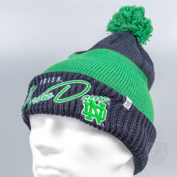 47 Brand Notre Dame Standalon Navy Hustle Knit Cuff Black/Green
