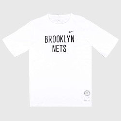 Nike Nba Nk Essential Bp Ss Tee - 8-20 Brooklyn Nets White