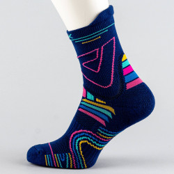 Peak Flash 5 Basketball Sock Navy