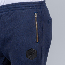 PEAK KNITTED PANTS BLACK/NAVY