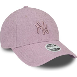 Dámska šiltovka New Era 940W MLB New York Yankees Womens Bubble Stitch Purple 9FORTY Adjustable Cap ružová