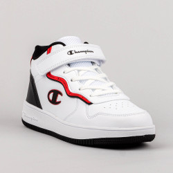 Champion Mid Cut Shoe Rebound Alter Mid B Ps White/Black/Red