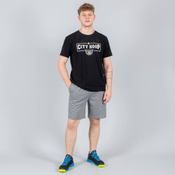 Peak Fiba Knitted Shorts Mid.Melange Gray