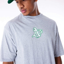 Tričko New Era MLB Oakland Athletics World Series Grey Oversized T-Shirt šedé