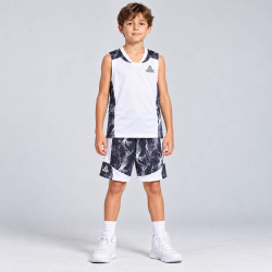 Detská basketbalová súprava (dres + trenírky) Peak Basketball Sets Match Kids biela