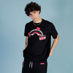 Sprayground Label Shark Regular T-Shirt Black