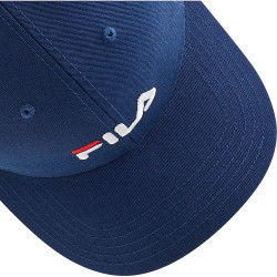 Fila BRASOV 6 panel cap with linear logo - strap back Medieval Blue