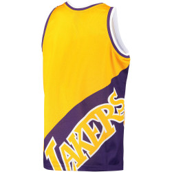 Mitchell And Ness Nba Big Face 5.0 Tank Top - 8-20Y Los Angeles Lakers Yellow/Purple/White