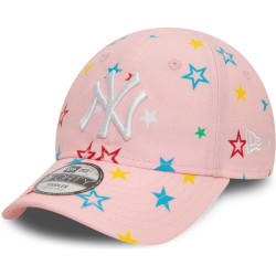 Detská šiltovka New Era 940K 9Forty MLB New York Yankees Toddler All Over Print Pink Cap ružová