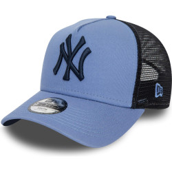 Detská šiltovka so sieťkou New Era 940K AF TRUCKER MLB New York Yankees Youth League Essential Blue Trucker Cap modrá