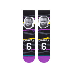 STANCE NBA FAXED LEBRON BLK