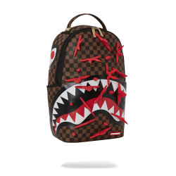 Sprayground Real 3D Ninja Stars Smashed Backpack (Dlxv) Brown