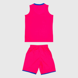 Dámska basketbalová súprava PEAK Basketball Uniform ružovo-modrá