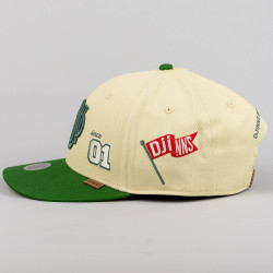 Djinn's 6 Panel TrueFit Cap Anniversary Cream/Green