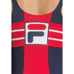 FILA SATURNIA swimsuit True Red-Black Iris-Bright White