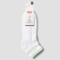 Levis Mid Cut Sport Stripe 2P Iconic White