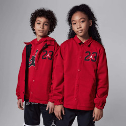 Detská obojstranná bunda JORDAN Coach Jacket  čierno-červená