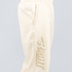 Tepláky Peak Right (Knitted Fleece Pants) Beige