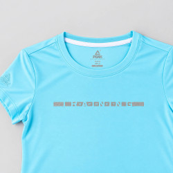 Dámske športové tričko PEAK Training Series Knitted T-Shirt svetlomodré