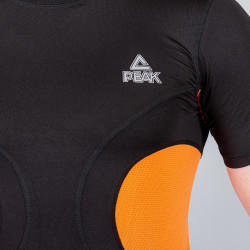 PEAK FUNCTIONAL T SHIRT Black/Fluorescent orange