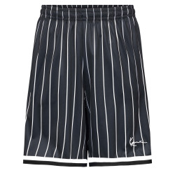 Pánske kraťasy Karl Kani Small Signature Pinstripe Mesh Shorts čierne