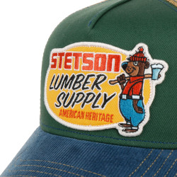 Stetson Trucker Cap Lumber Supply denim/green