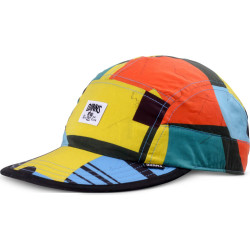 Šiltovka DJINN'S 5 Panel Soft Flat Cap Geometric Dark