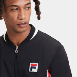 Tepláková bunda Fila SETTANTA track jacket Black-True Red  čierna/červená