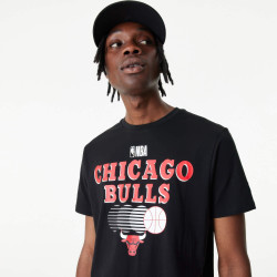 Tričko New Era Chicago Bulls NBA Team Graphic Black T-Shirt čierne