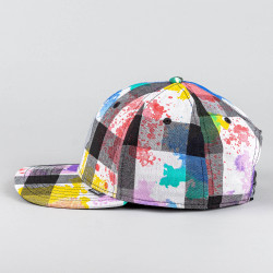 DJINN'S 6 Panel TrueFit Dirty Check Black/Multi