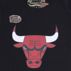 Mitchell & Ness NBA Team Logo Tee Chicago Bulls Black