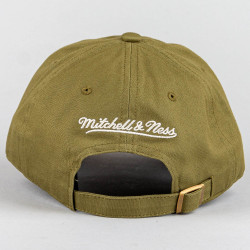 Šiltovka Mitchell & Ness NBA Fashion Basic Strapback Chicago Bulls olivová