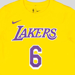 Nike Boys Icon N&N Tee Los Angeles Lakers Lebron James – Nr. 6 Yellow