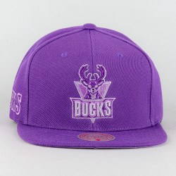 Mitchell & Ness MONOCHROMATIC SNAPBACK HWC MILWAUKEE BUCKS PURPLE