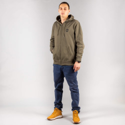 Timberland Core Logo Fz Hoodie Bb Olive