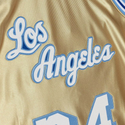 Mitchell & Ness 75th NBA Anniversary Gold Swingman Jersey LOS ANGELES LAKERS SHAQUILLE O’NEAL Gold