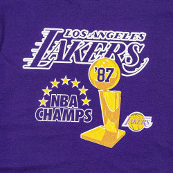 Mitchell & Ness NBA Champs Lakers Tee LOS ANGELES LAKERS PURPLE