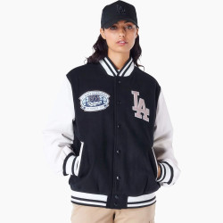 Bomber bunda New Era MLB Patch Vrsity Los Angeles Dodgers bomber jacket tmavomodrá