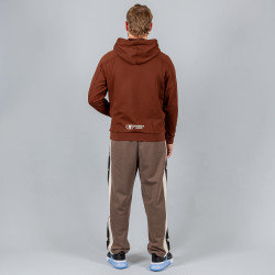 Mikina s kapucňou Peak Right  Fleece Hoodie Brown