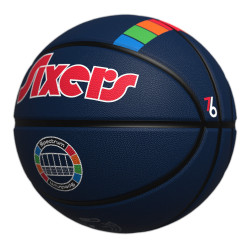 Wilson NBA Team City Collector Basketball Philadelphia 76Ers - Black (sz. 7)