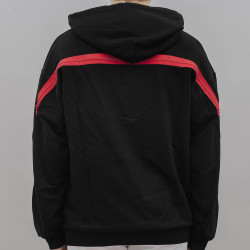 Sprayground Hidden In The Zipper Shark Fullzip Hoodie Black