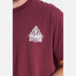 Sixth June Maison Sj Print Ss Tshirt Burgundy