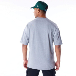 Tričko New Era MLB Oakland Athletics Rib Infill Grey Oversized T-Shirt šedé
