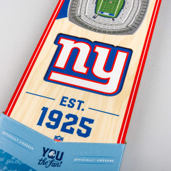 Youthefan NFL 3D Stadium Banner New York Giants (15x48 cm)