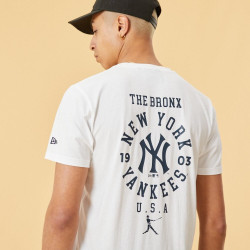 NEW ERA tričko MLB Wordmark graphic tee NEW YORK YANKEES White