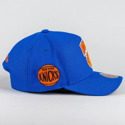 Šiltovka Mitchell & Ness New York Knicks NBA Double Clutch Pro Snapback modrá