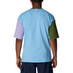 Columbia Deschutes Valley™ Short Sleeve Tee Vista Blue / Pesto / Frosted Purple