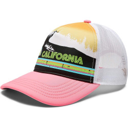 Šiltovka so sieťkou American Needle Valin Foam Front - California - biela/ružová