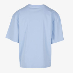 Karl Kani Woven Signature Chrome Logo Crop Tee light blue