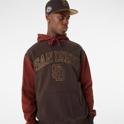 New Era San Diego Padres MLB Heritage Brown Oversized Hoodie